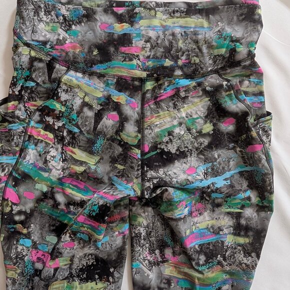 Lululemon Fast and Free High-Rise Tight 25 Pockets Women's 10 Paint Drift Multi - Picture 6 of 12